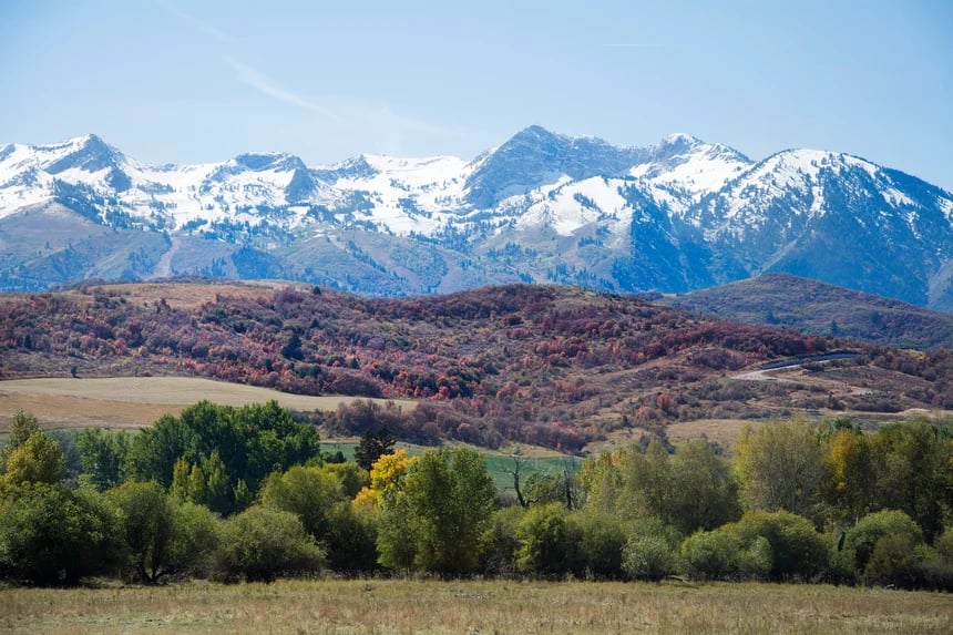 Utah mountains.