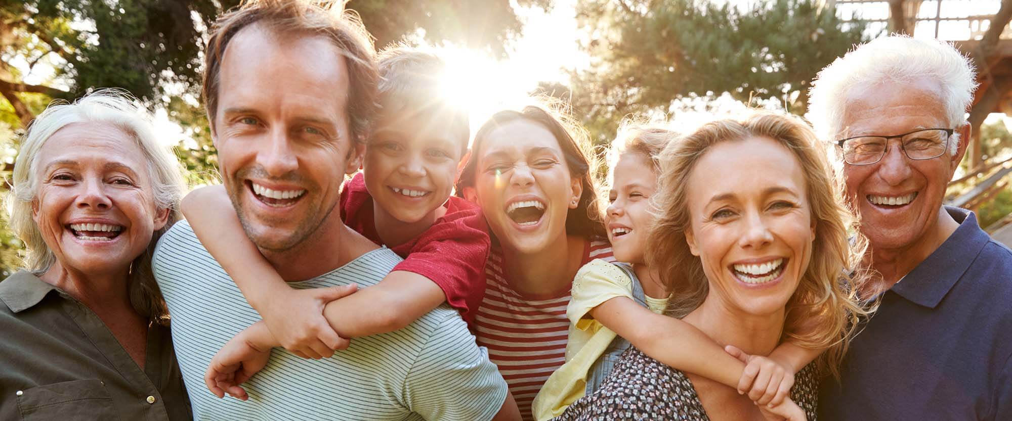 A family enjoys financial security thanks for a Savings Certificate.