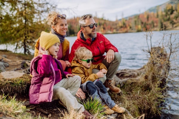 A family enjoys a great relationship with Wasatch Peaks Credit Union.