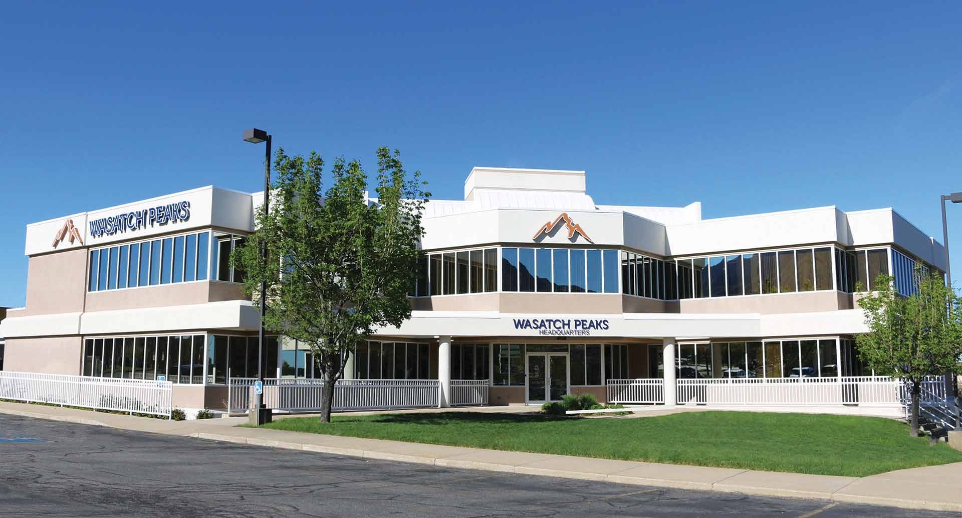 The front of the Wasatch Peaks Corporate branch