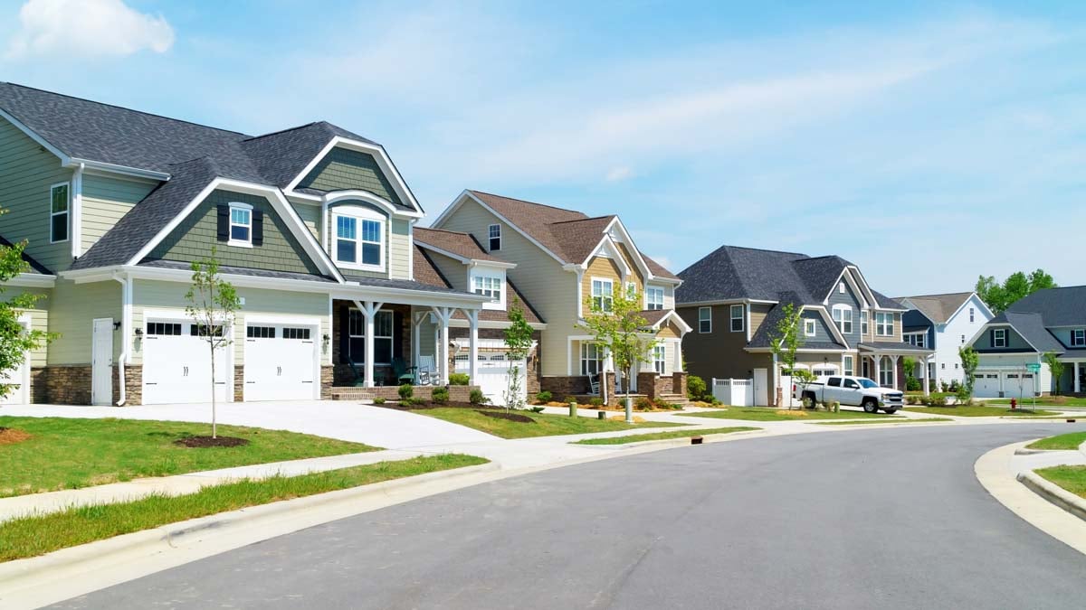 row of houses