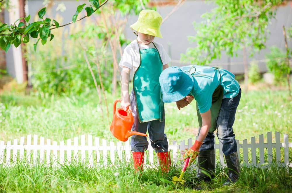 Kids gardening