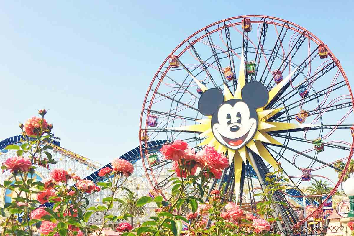 Wheel of fortune at Disneyland