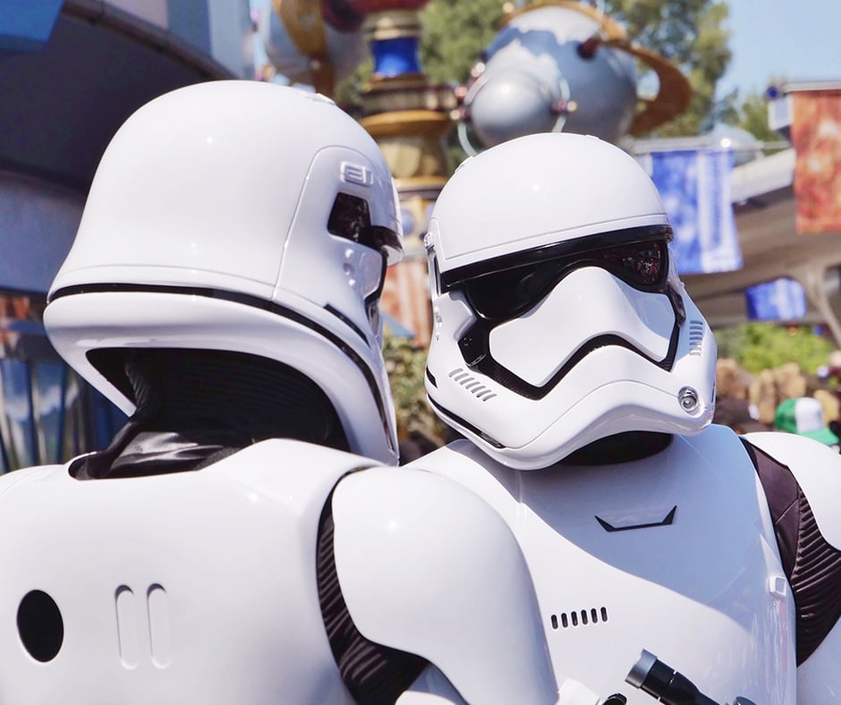 Stormtroopers in Disneyland