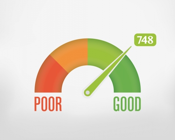 Good Credit Score meter