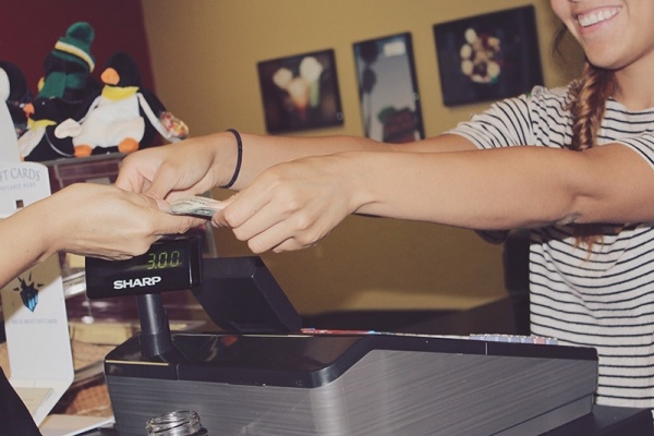 Cashier at an Ice Cream Business