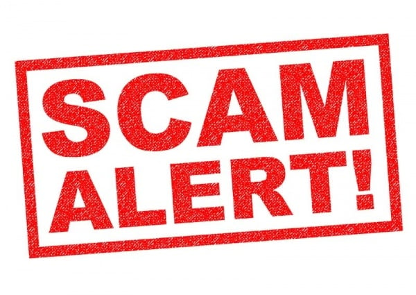 Scam Alert Sign