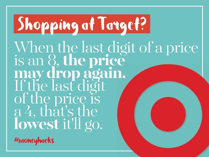 money hacks- Shopping at Target